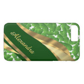 Personalisiertes Irisch-grünes Kleeblatt Case-Mate iPhone Hülle (Rückseite (Horizontal))