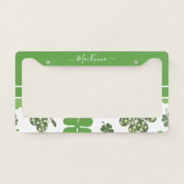 Personalisiertes Irisch Grünes Kleeblatt St. Patri