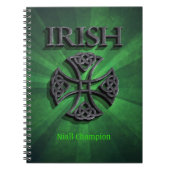 Personalisiertes Irisches Keltenkreuz Notizblock (Vorderseite)