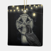 Personalisiertes Irisches Keltisches Kreuz und Cro Keramikornament (Links)