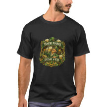 Personalisiertes Irisches Pub Leprechaun-Abzeichen