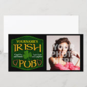 Personalisiertes irisches Pub-Schild (Vorne/Hinten)