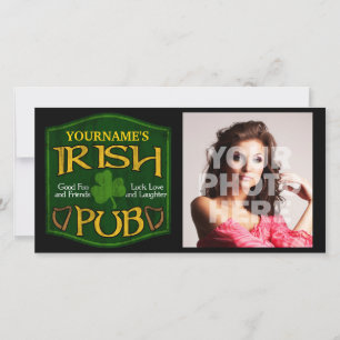 Personalisiertes irisches Pub-Schild