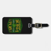 Personalisiertes irisches Pub-Schild Gepäckanhänger (Vorderseite horizontal)