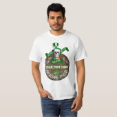 Personalisiertes irisches Pub-Schild St Pats T-Shirt (Vorne ganz)
