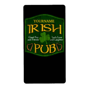 Personalisiertes irisches Pub-Zeichen