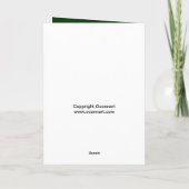 Personalisiertes irisches Pub-Zeichen Karte (Rückseite)