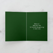 Personalisiertes irisches Pub-Zeichen Karte (Innenseite)