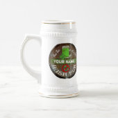 Personalisiertes irisches Pubzeichen Bierglas (Links)