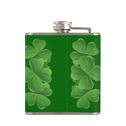 Personalisiertes irisches Pubzeichen Flachmann (Rückseite)