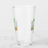 Personalisiertes Irish Drink Team Pint Glass Glas (Links)