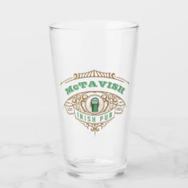 Personalisiertes Irish Pub Beer Glass Glas