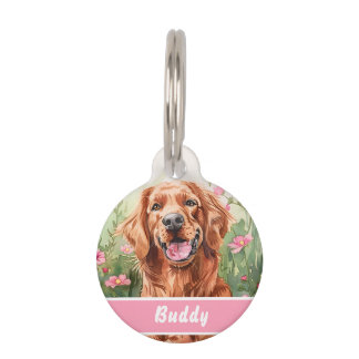 Personalisiertes Irish Setter Dog Tag Haustiermarke