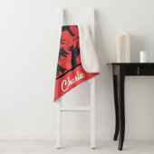 Personalisiertes Irish Setter Muster Sherpa Blanke Sherpadecke (Beispiel)