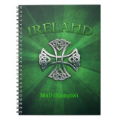 Personalisiertes Irland Celtic Cross Notizblock (Vorderseite)