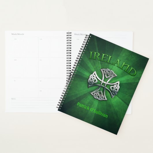 Personalisiertes Irland Celtic Cross Planer (Anzeige)