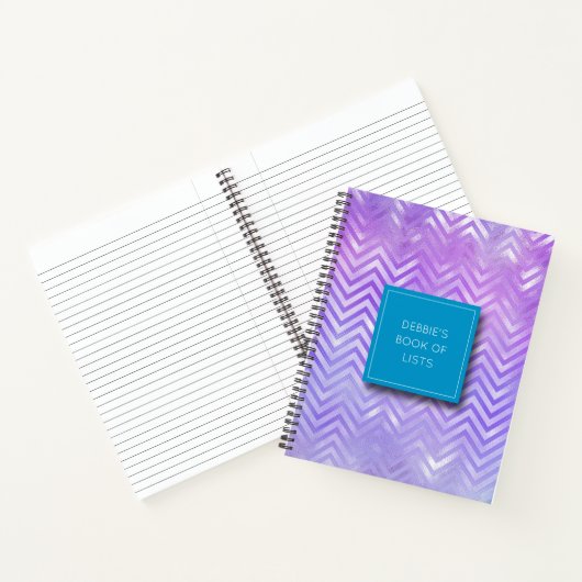 Personalisiertes Irritationsmuster Notizblock (Innenseite)