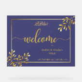 Personalisiertes islamisches Hochzeitssymbol - Akr Acrylschild (Vorderseite)