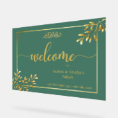 Personalisiertes islamisches Hochzeitssymbol - Nik Acrylschild (Winkel)