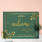 Personalisiertes islamisches Hochzeitssymbol - Nik Acrylschild (Hochzeit)