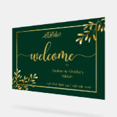 Personalisiertes islamisches Hochzeitssymbol - Nik Acrylschild (Winkel)