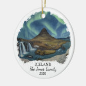 Personalisiertes Island-Ornament, Island Keramik Ornament (Links)