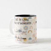 Personalisiertes Istanbul Memory - Line Art Sehens Zweifarbige Tasse (Vorderseite Links)