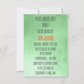 Personalisiertes italienisches Abendessen Einladun Einladung (Rückseite)