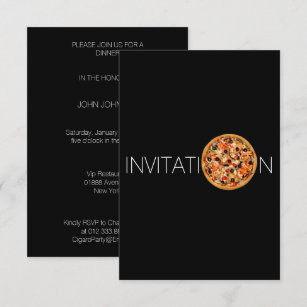 Pizza Essen Einladungen Zazzle De 