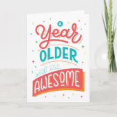 Personalisiertes Jahr Älteres Zitat Geburtstag Karte (Vorderseite)