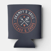 Personalisiertes Jahr der Grampy's Grill Dosenkühler (Rückseite)