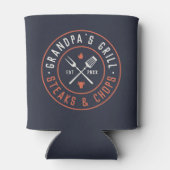 Personalisiertes Jahr der Großvater Dosenkühler (Rückseite)