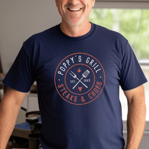 Personalisiertes Jahr des Mohngrills T-Shirt