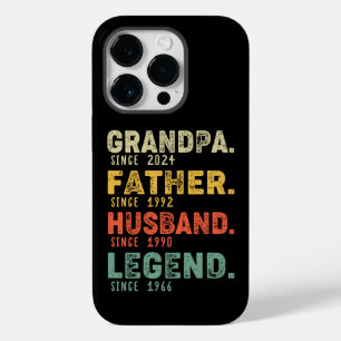 Personalisiertes Jahr Großvater Vater Ehemann Lege Case-Mate iPhone 14 Pro Hülle