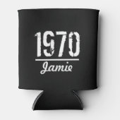 Personalisiertes Jahr und Name Geboren im Geburtst Dosenkühler (Vorderseite)