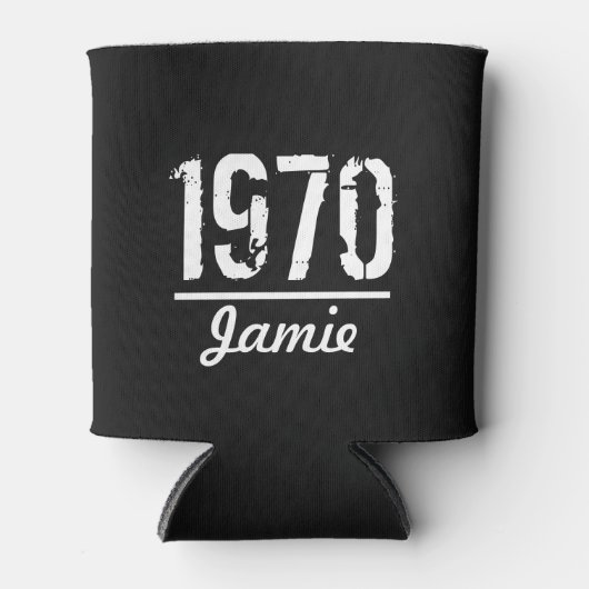 Personalisiertes Jahr und Name Geboren im Geburtst Dosenkühler (Vorderseite)