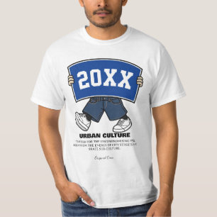 Personalisiertes Jahr-Uni-Schild Streetwear-Grafik T-Shirt