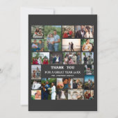 Personalisiertes Jahresende 22 FotoCollage Feiertagskarte (Vorderseite)