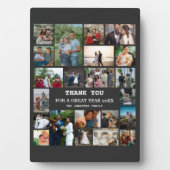 Personalisiertes Jahresende 22 FotoCollage Fotoplatte (Vorderseite)