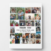 Personalisiertes Jahresende 22 FotoCollage Fotoplatte (Vorderseite)