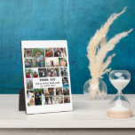 Personalisiertes Jahresende 22 FotoCollage Fotoplatte<br><div class="desc">Personalisiertes Jahresende 22 FotoCollage. Danke für ein großartiges Jahr. Vorlage für die Zusammenstellung von Fotos zum Ende des Jahres</div>