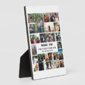 Personalisiertes Jahresende 22 FotoCollage Fotoplatte (Seite)