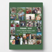 Personalisiertes Jahresende 22 FotoCollage Fotoplatte (Vorderseite)