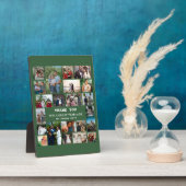 Personalisiertes Jahresende 22 FotoCollage Fotoplatte (Seite)