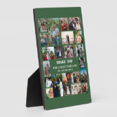 Personalisiertes Jahresende 22 FotoCollage Fotoplatte (Seite)