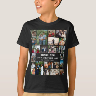 Personalisiertes Jahresende 22 FotoCollage T-Shirt
