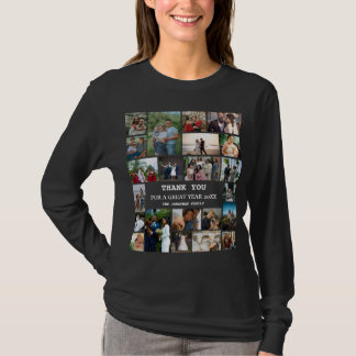 Personalisiertes Jahresende 22 FotoCollage T-Shirt