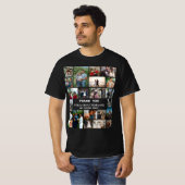 Personalisiertes Jahresende 22 FotoCollage T-Shirt (Vorne ganz)