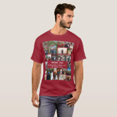 Personalisiertes Jahresende 22 FotoCollage T-Shirt (Vorne ganz)