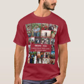 Personalisiertes Jahresende 22 FotoCollage T-Shirt (Vorderseite)